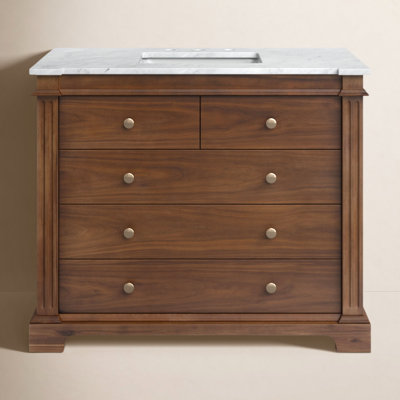 Garza 42" Acacia Single Bathroom Vanity
