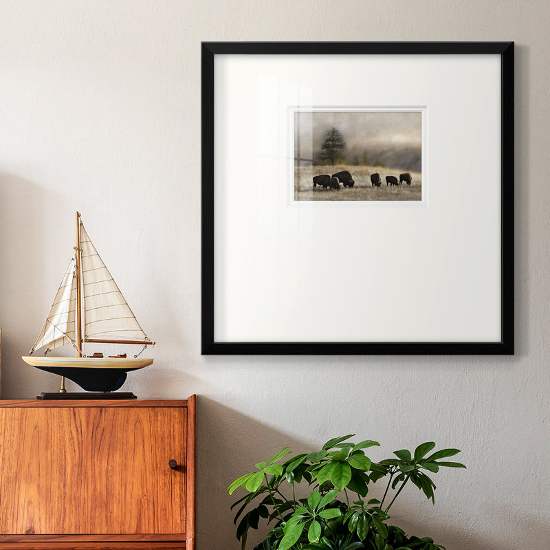 " Ridge Grazing ", 17" H x 17" W x 1.25" D