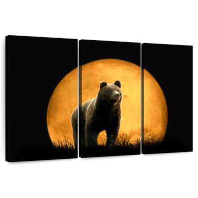 Ours Brampt et la lune