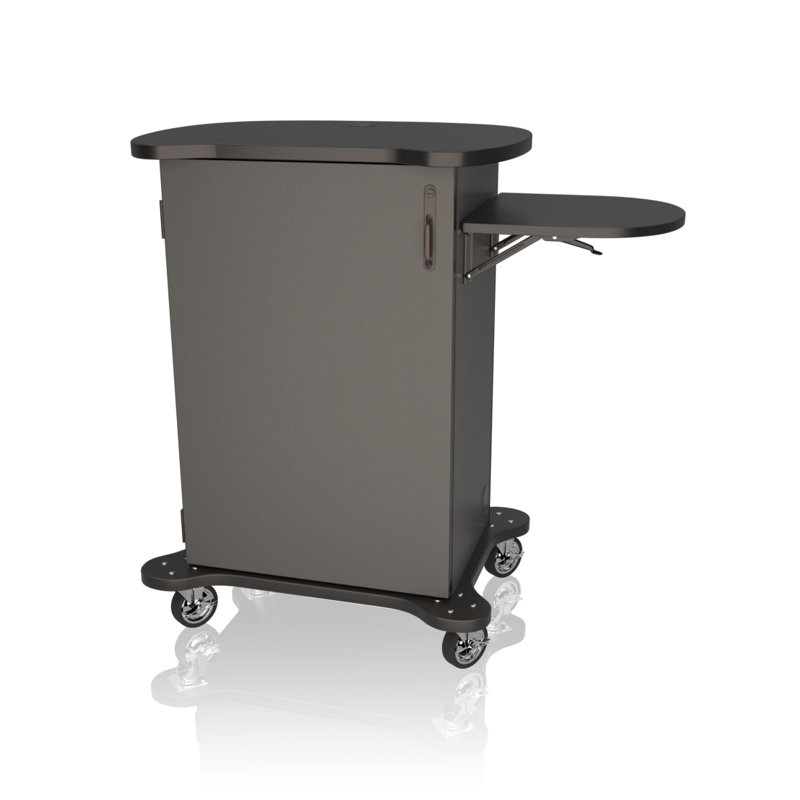 39'' H x 26'' W 1 Laptop/Tablet Storage Cart with Wheels
