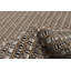Tapis taupe en laine tressé à la main Caribe