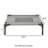PETMAKER 24.5x18.5-Inch Elevated Dog Bed - Pet Bed for Small Dogs, Gray-136279473-136279478