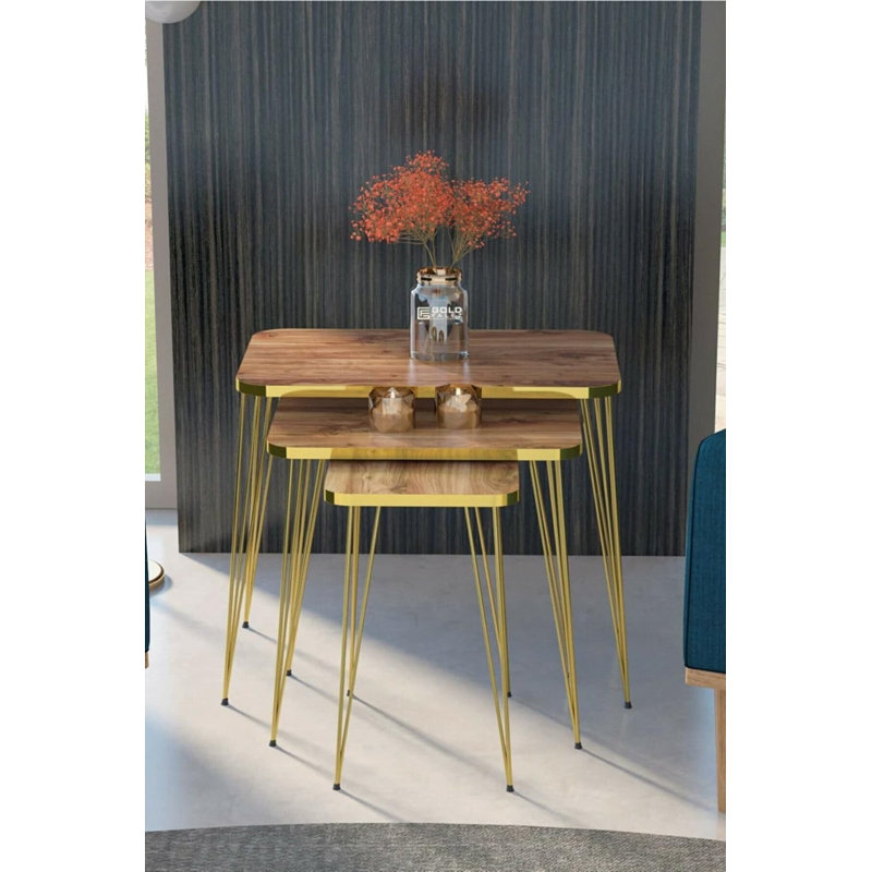 Zampa 35cm Console Table, Walnut