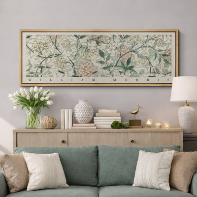 «Abstract Botanical Floral Motif Botanical Nature Landscape», reproduction d'art sur toile