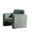 Canapé moderne en velours côtelé 33 po Modern, fauteuil simple avec coussin de soutien, pour appartement, bureau, salon-483050089