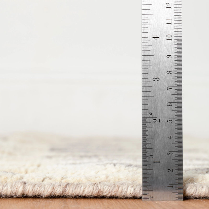Tapis en laine noué à la main Hicks, Rectangle 6 pi x 9 pi