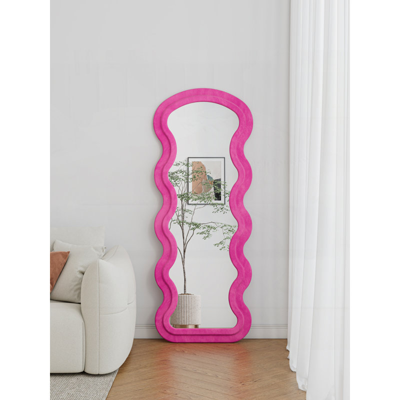 Full Length Wave rose Floor Mirror