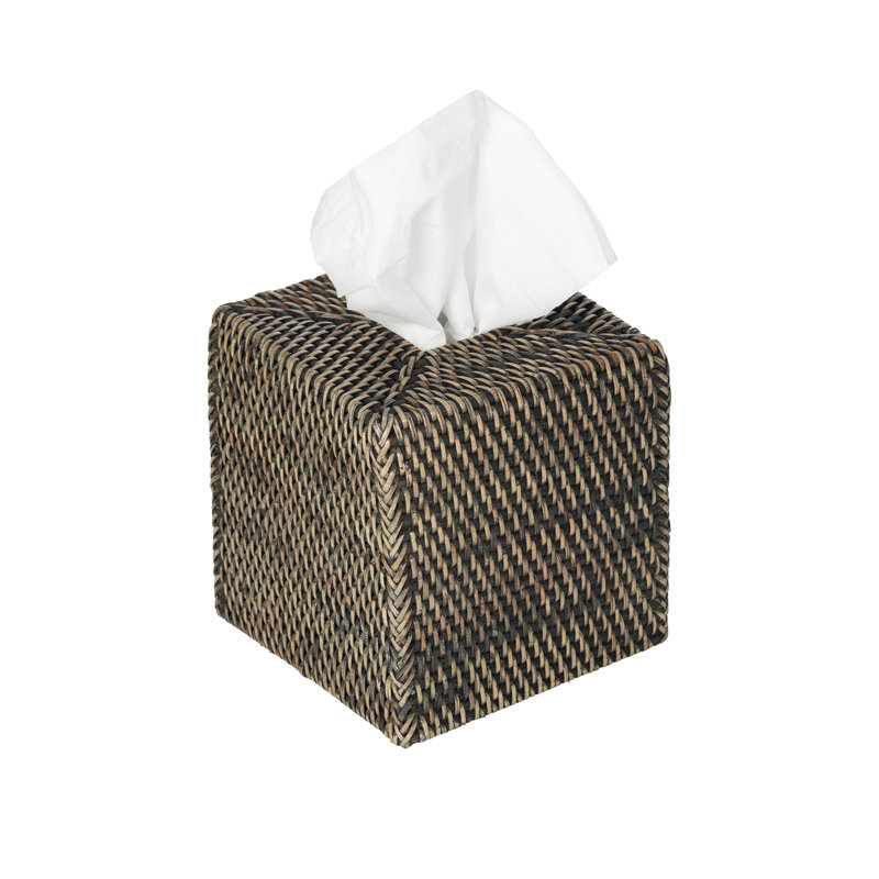 Bavan Tissue Box Cover, Bronze