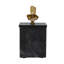 Boîte à bijoux décorative Jemi, buste doré, marbre noir 8 pouces