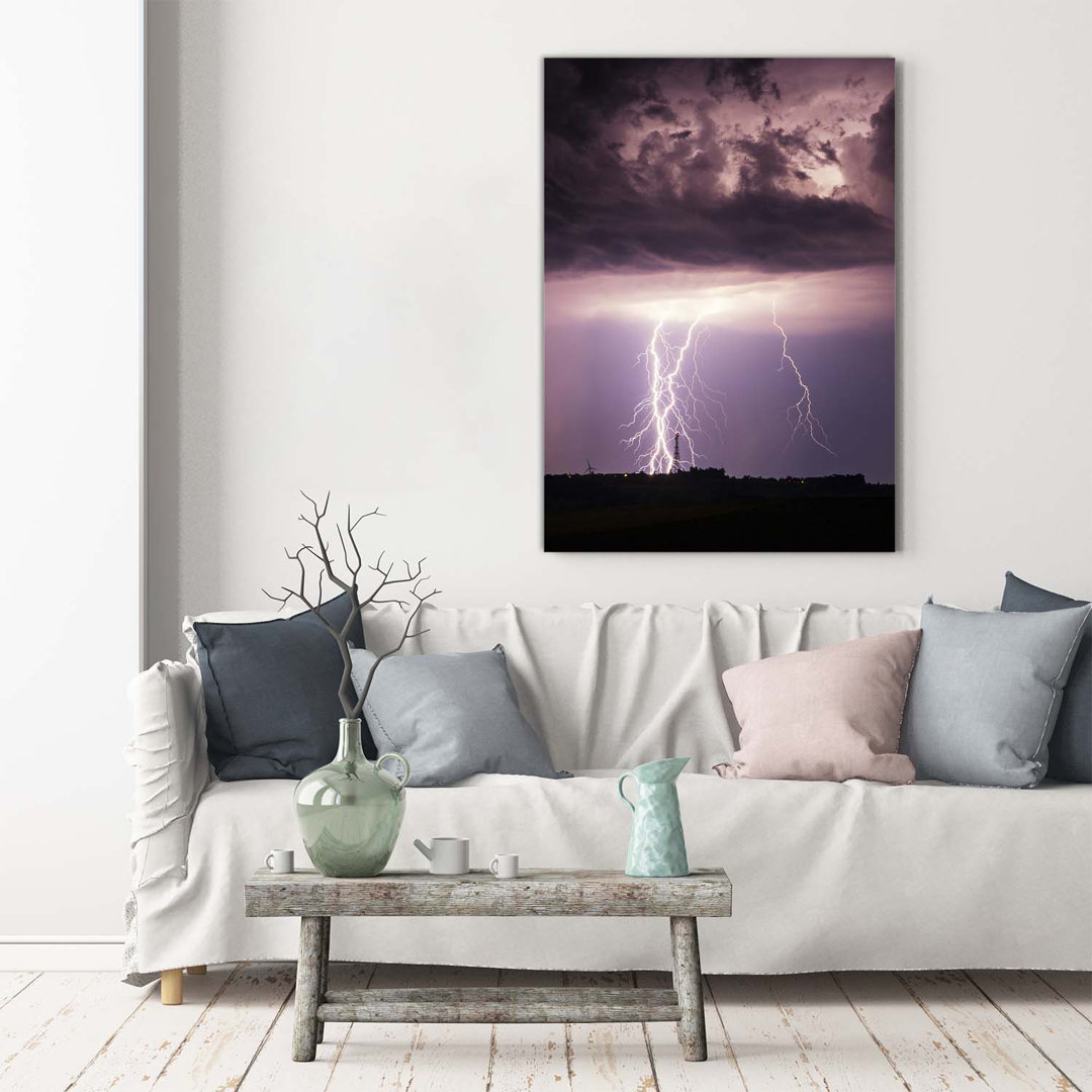 Thunderstorm - Kunstdrucke auf Leinwand - Wrapped Canvas