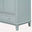 Ensemble de meuble-lavabo 30 po avec lavabo, armoire de salle de bain multifonctionnelle avec portes et tiroir, cadre solide et panneau de fibres à densité moyenne, vert-100929448