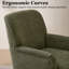 Upholstered Armchair with Footstool-885049400