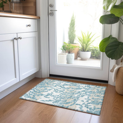  Malek Indoor/Outdoor Area Rug with Non-Slip Backing