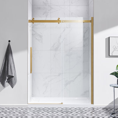 OVE Decors Bel Soft Close2-Piece 32" x 60" x 81" Base/Door Rectangular Alcove Shower Kit