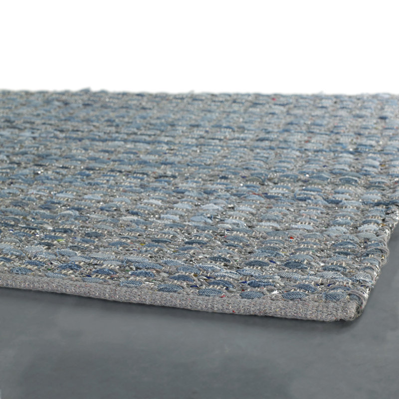 Tapis bleu area Edgecomb, Rectangle 7 pi 9 po x 10 pi 6 po