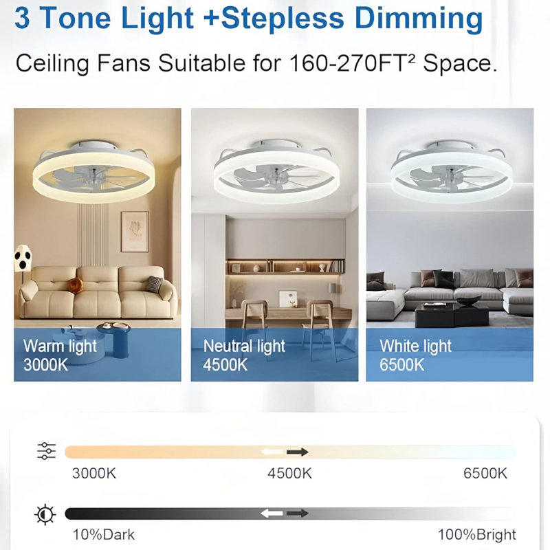 Ceiling Fan with LED Lights