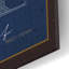 «Coffee Blueprint 2 Indigo» par Marco Fabiano, art mural en verre acrylique-1308127280