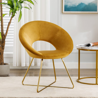 Fauteuil d'appoint moderne 28,35 po Vanezza