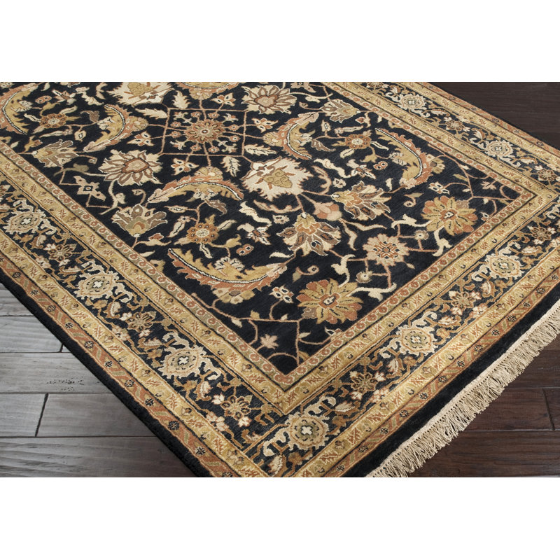 Taj Mahal Handmade Wool Oriental Area Rug, Rectangle 8'6" x 11'6"