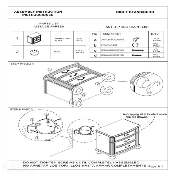 Dimensions du produit