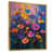 Toile avec cadre flottant or