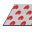 Tapis rouge/gris à motifs Mattalyn-661597409