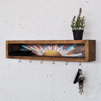 Decorative Wooden Wall Shelf