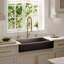 Ensemble d'évier de cuisine à tablier simple à tablier frontal 34 po x 21 1/4 po Karran Quartz-50597847