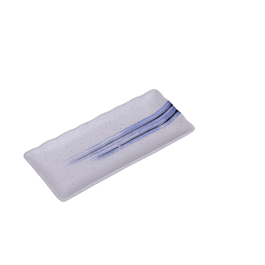 Ocean 11.5'' Porcelain China Dinner Plate (Set of 12) Yanco