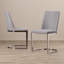 Chaise d'appoint chromée argentée Chromium-15477415