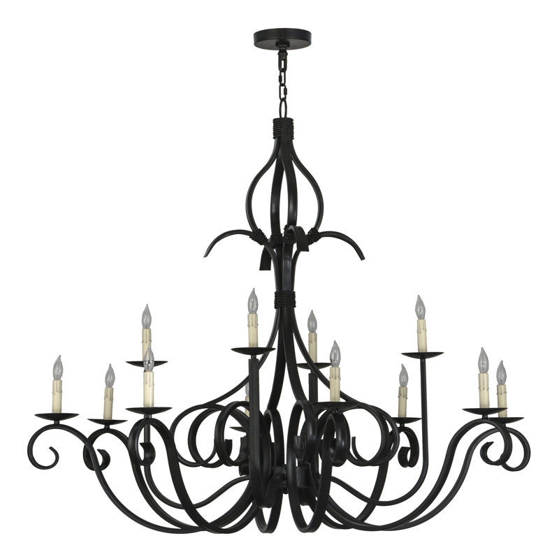 Luminaire suspendu style bougie 40 lumières Cypress