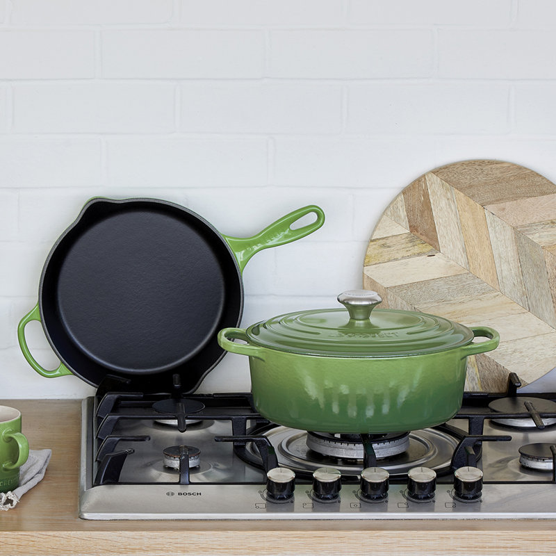 Le Creuset Signature Cast Iron Oval Casserole, 29cm / 4.7L, Bamboo