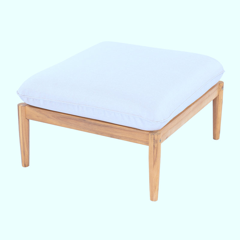 Repose-pieds d'extérieur en bois d'acacia Terassi