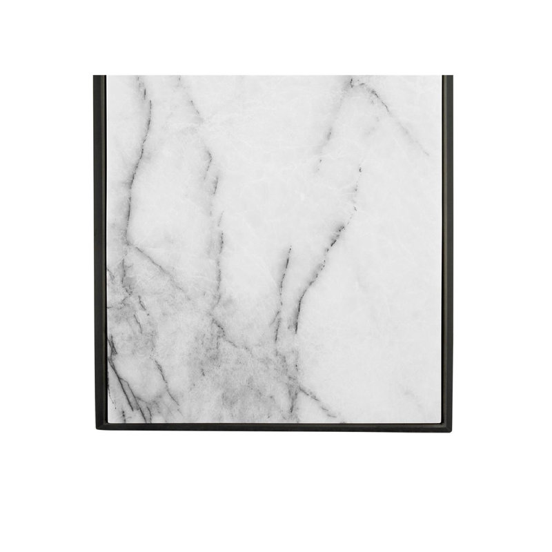 Henley 35'' W Marble Console Table, Bronze