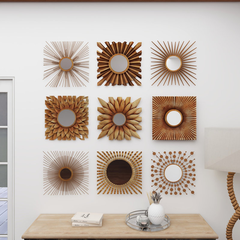 Blalock Metal Square Wall Mirror