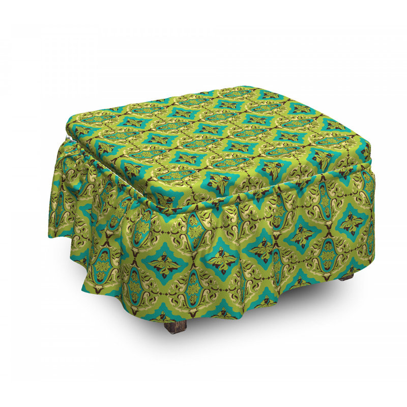 Housse pour repose-pieds classic motifs