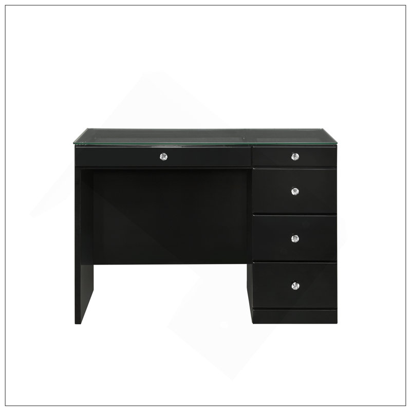 Meuble-lavabo 1 pièce 1 pièce Glam, Noir