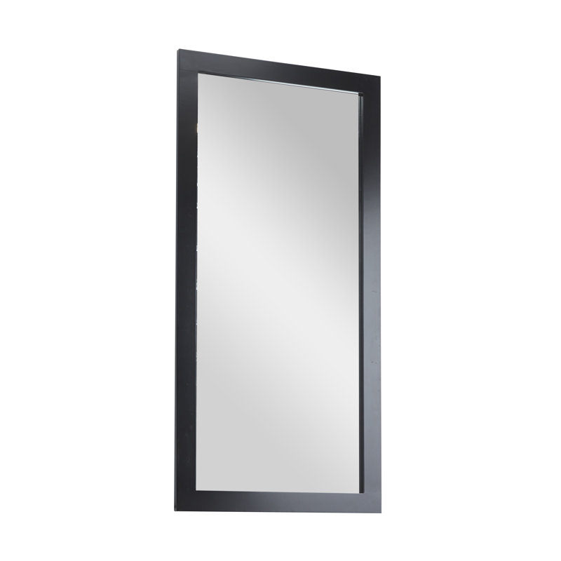 Miroir mural, Noir, 64,88 po x 32,5 po