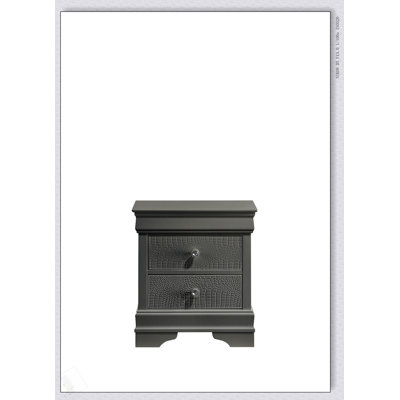 Table de chevet 2 tiroirs Blaze