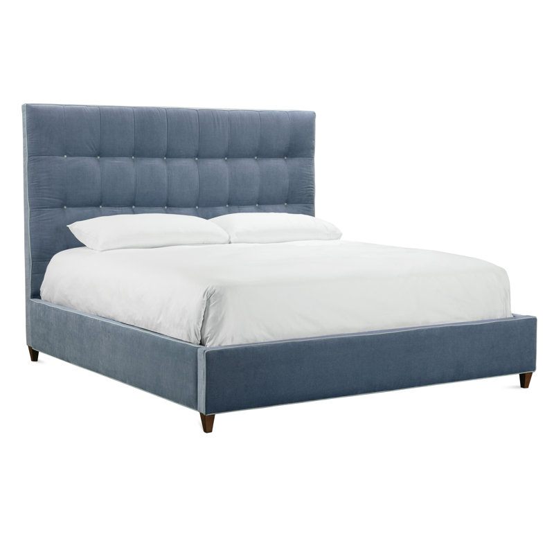 Wakefiel Upholstered Bed, Blue