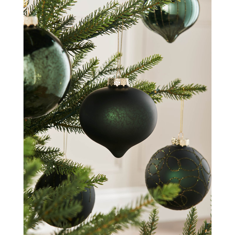 10.8cm Solid Colour Plastic / Acrylic Bauble, Sage Green