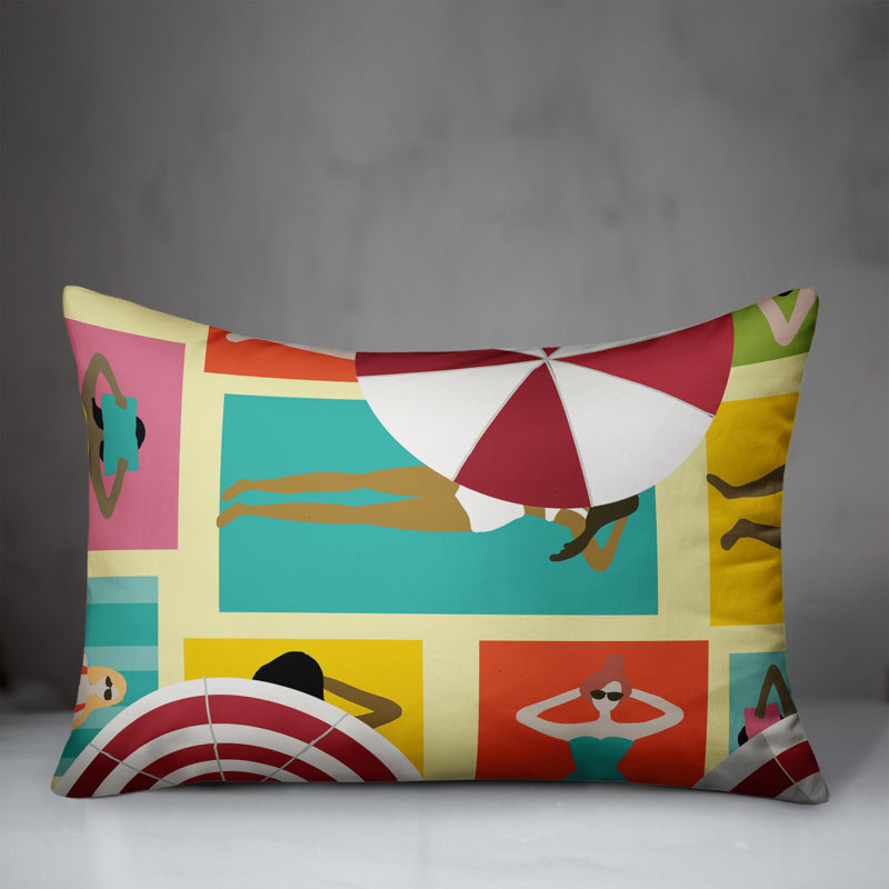  Housse et insert de coussin rectangulaire