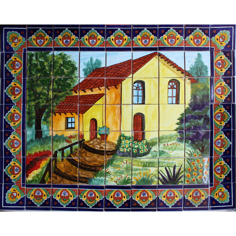 TalaMex La Casita. Murale argile Talavera