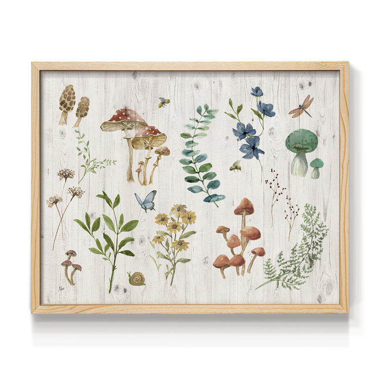 Woodland Treasures - Impression encadrée - Restickable, H 11 po x l 14 po, Naturel