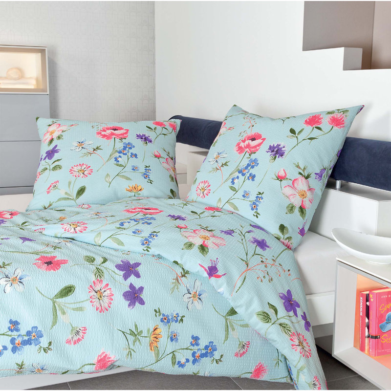 Tango Floral Duvet Cover Set with Pillowcases Included, 155 x 200cm Duvet Cover + 1 Standard Pillowcase