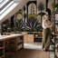 Murale botanique vert Mute-1285031155-1285031154