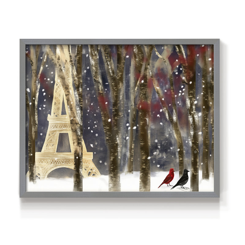 Art de Noël - DCXLV III - Reproduction encadrée - Restickable, H 22 po x l 28 po, Grey