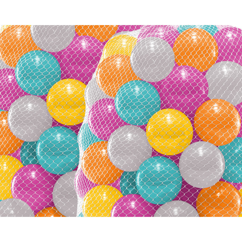 Boules de trampoline en plastique Machrus Upper Bounce Crush Proof, 500, Multicolore