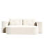 Lit de 78,7 po avec 21 couvertures, fond glissant, velours côtelé doux, idéal pour une fonction convertible pliable moderne de bureau, 2 coussins fonctionnels, éponge à haute résilience, convenant à la maison