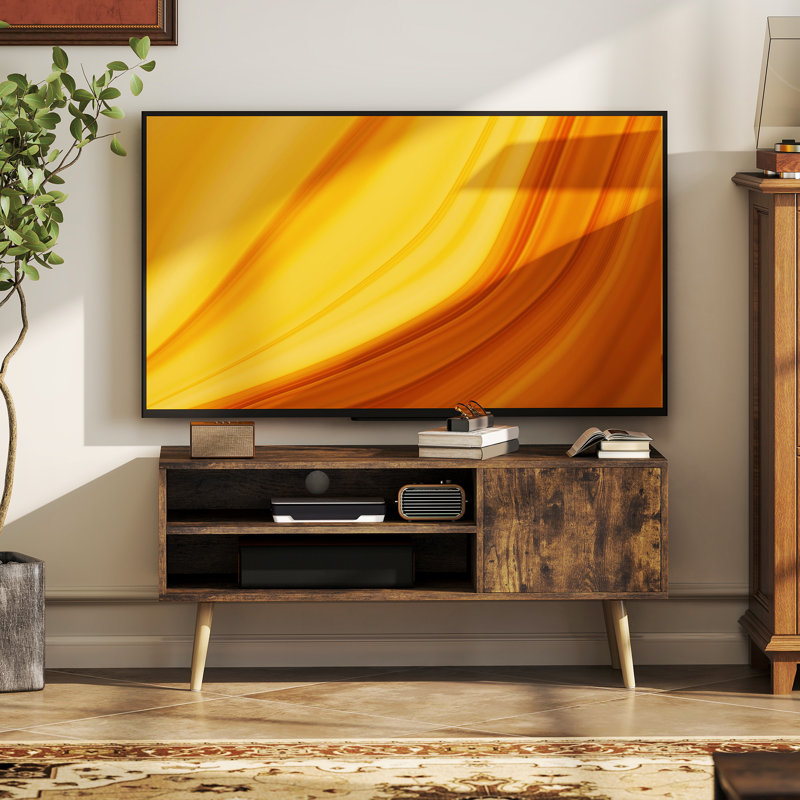 TV Stand for TVs up to 55", Brown